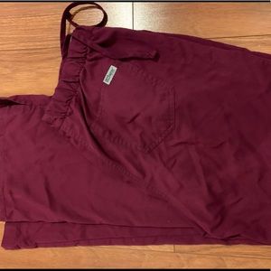 Greys Anatomy Maroon Scrub Bottoms